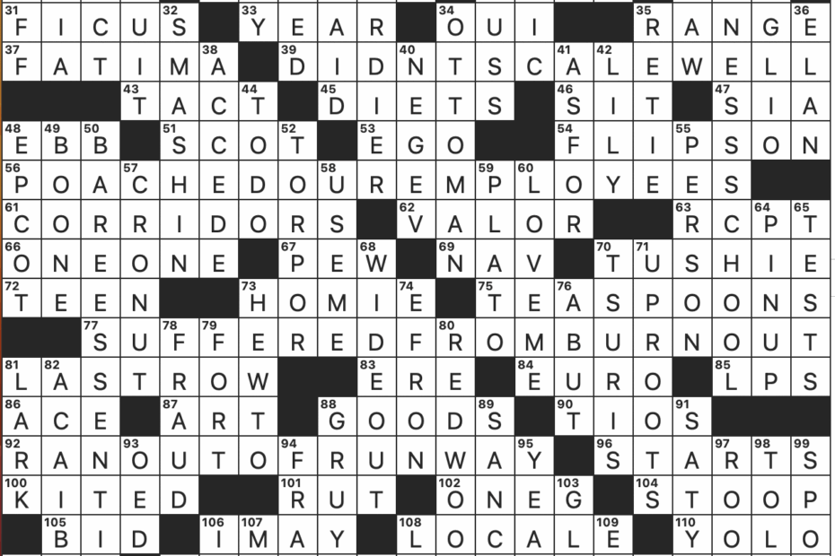 Rex Parker Does The NYT Crossword Puzzle Opposite Of Relief In