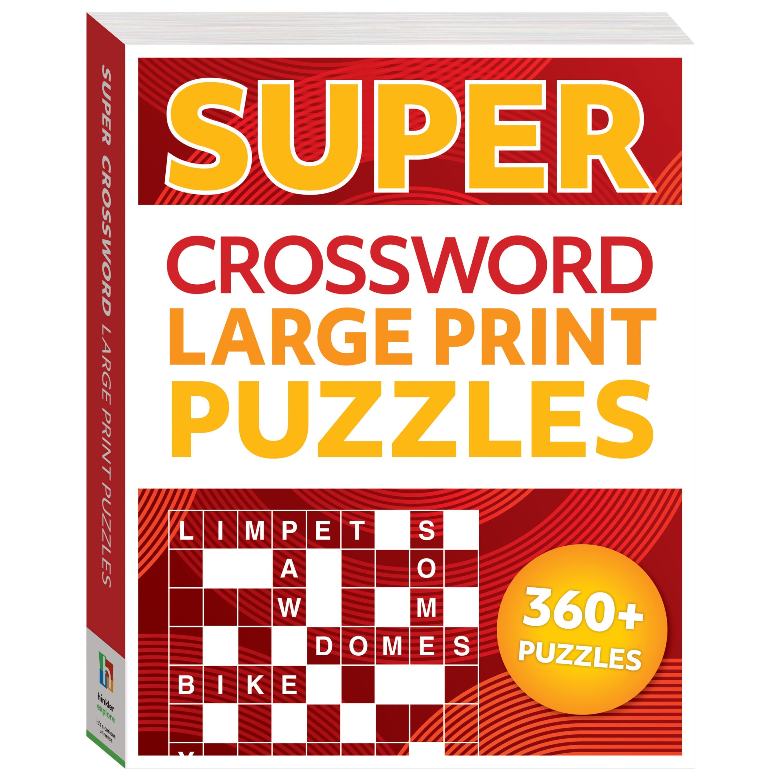 Super Large Print Puzzles Crossword Puzzle Books Books Adult Hinkler