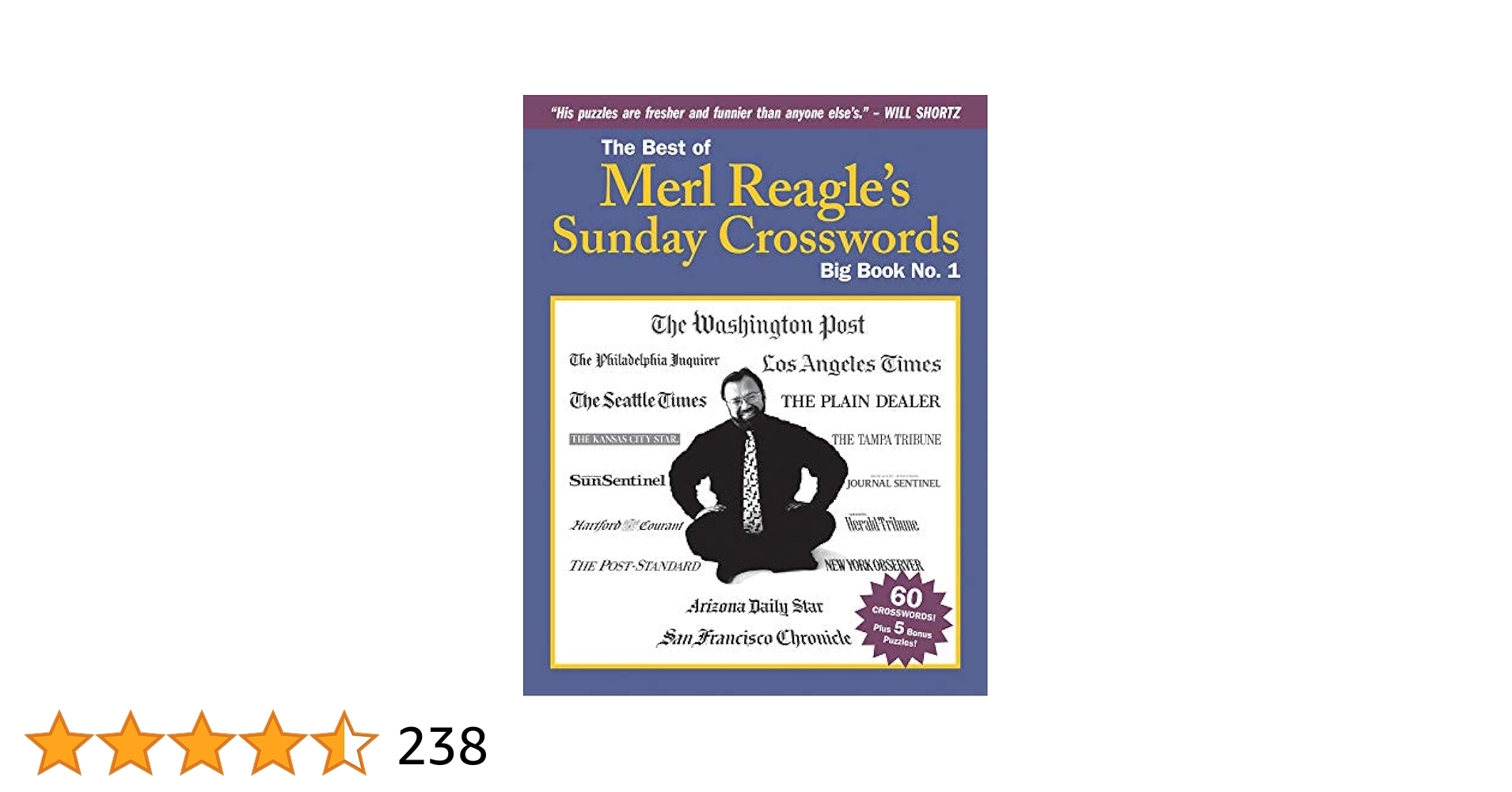 The Best Of Merl Reagle s Sunday Crosswords Big Book No 1 1 Reagle Merl 9780989782517 Amazon Books