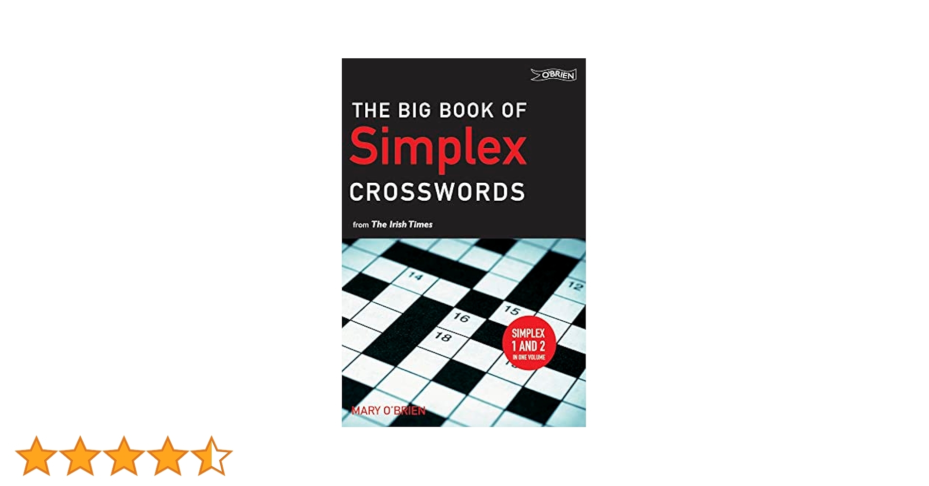 The Big Book Of Simplex Crosswords From The Irish Times Amazon co uk O Brien Mary 9781847171795 Books