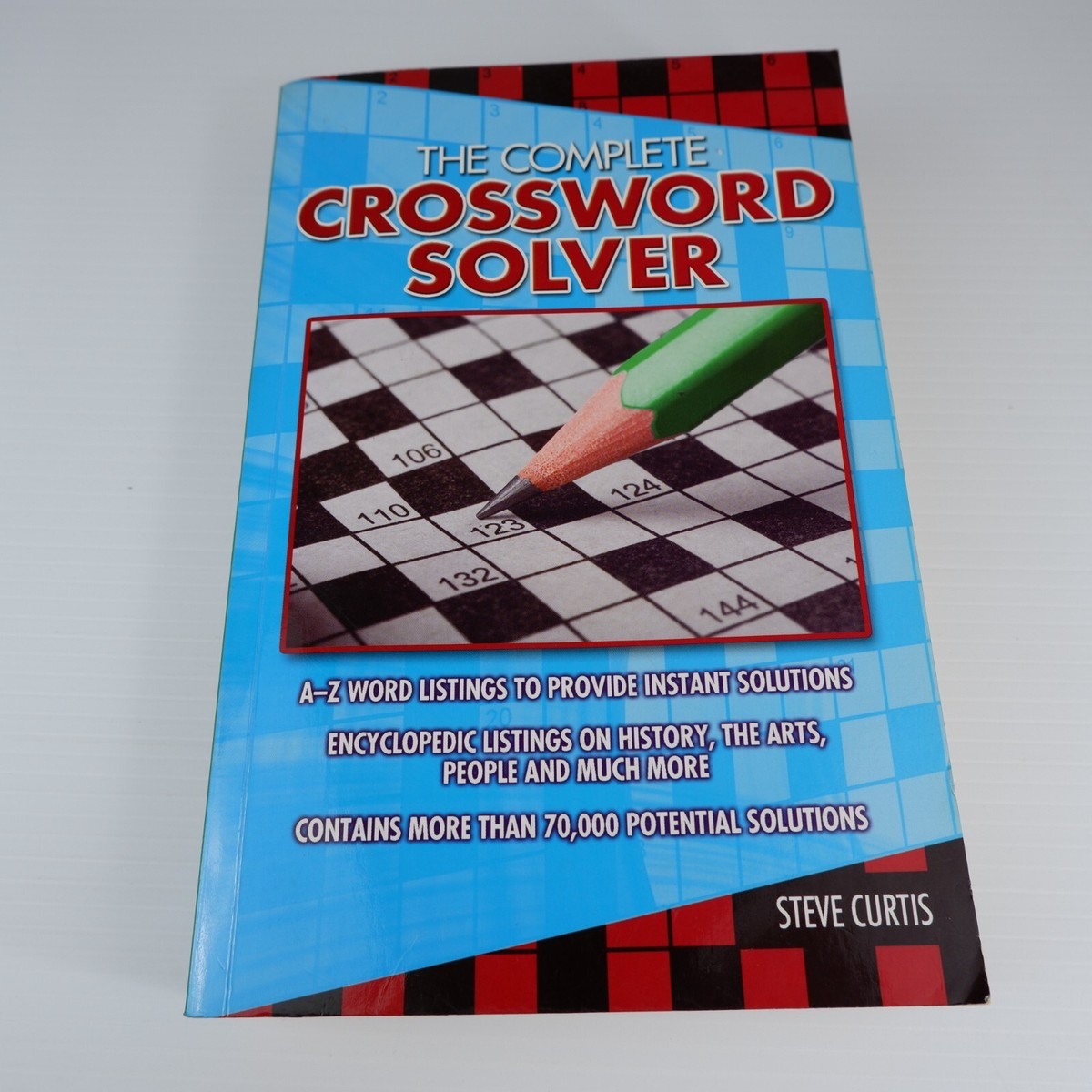 The Complete Crossword Solver By Steve Curtis Hardcover Book Word Puzzle