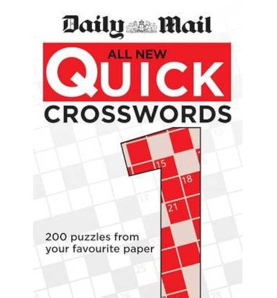 The Daily Mail All New Quick Crosswords 1 The Mail Puzzle Books Paperback Common Amazon co uk 0884151374971 Books