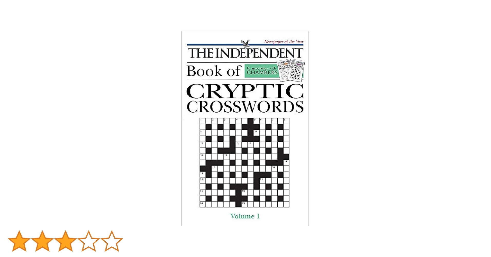 The Independent Book Of Cryptic Crosswords Volume 1 Listed No 