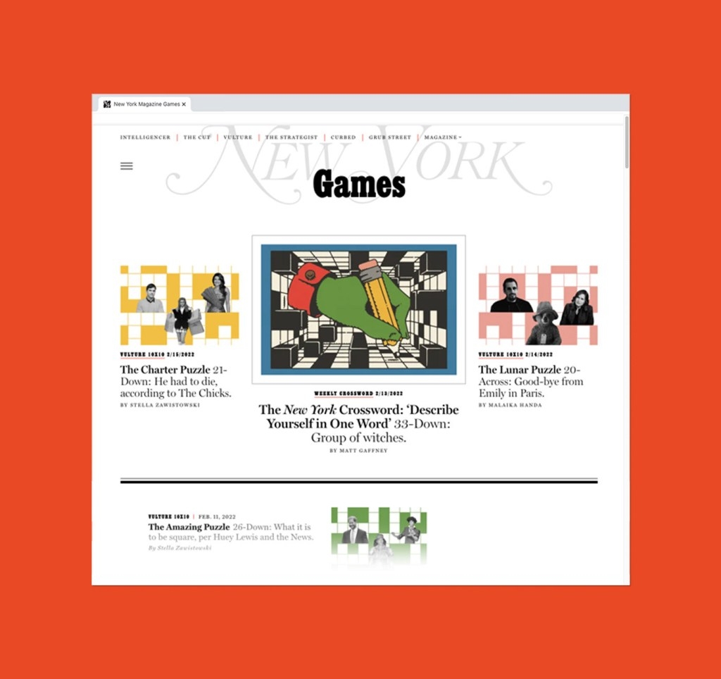 The New York Magazine Crossword Gets A Bright Nostalgic New  The New York Magazine Crossword Gets A Bright Nostalgic New