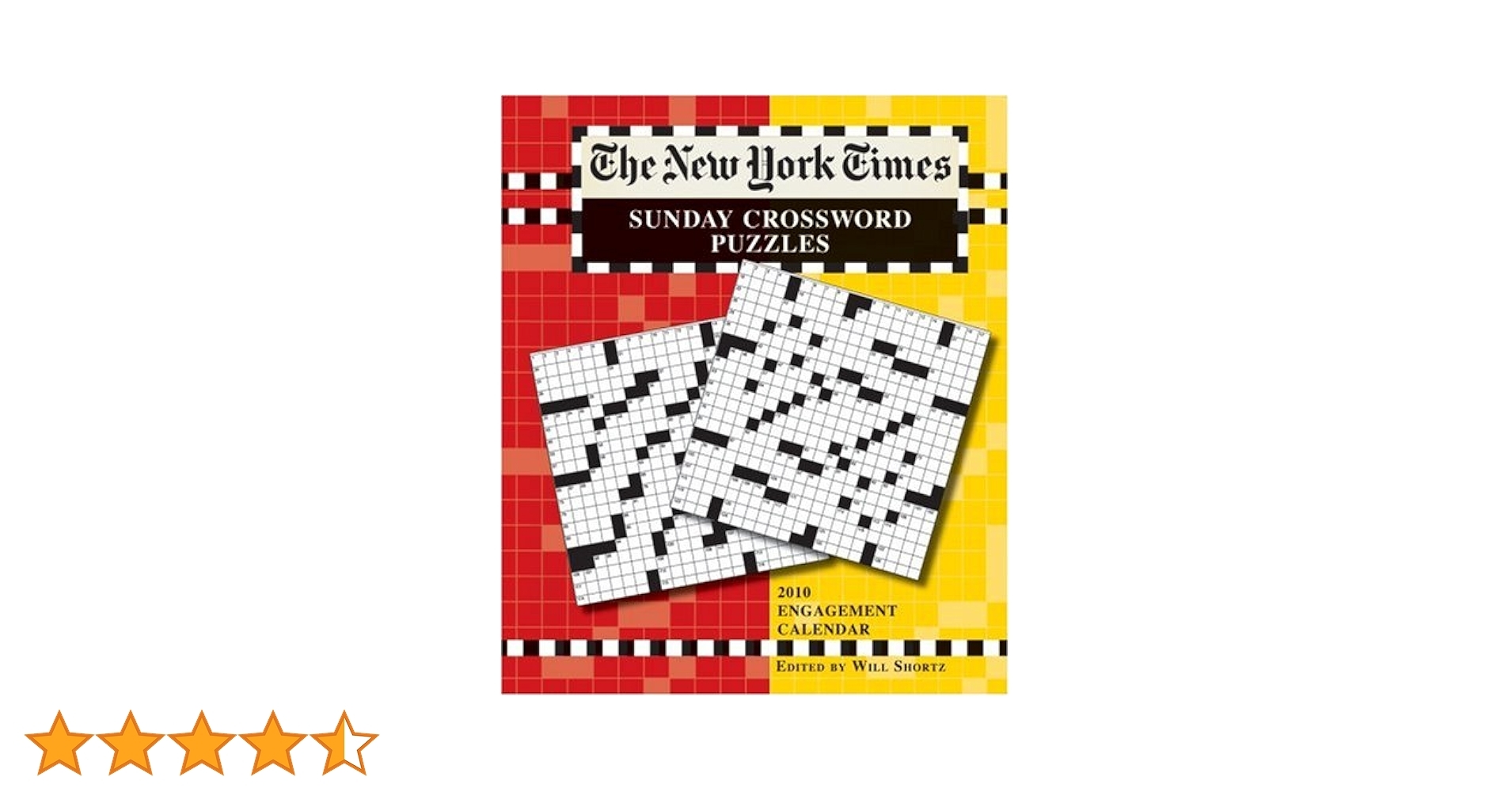The New York Times Crossword Puzzles 2010 Calendar Shortz Will 