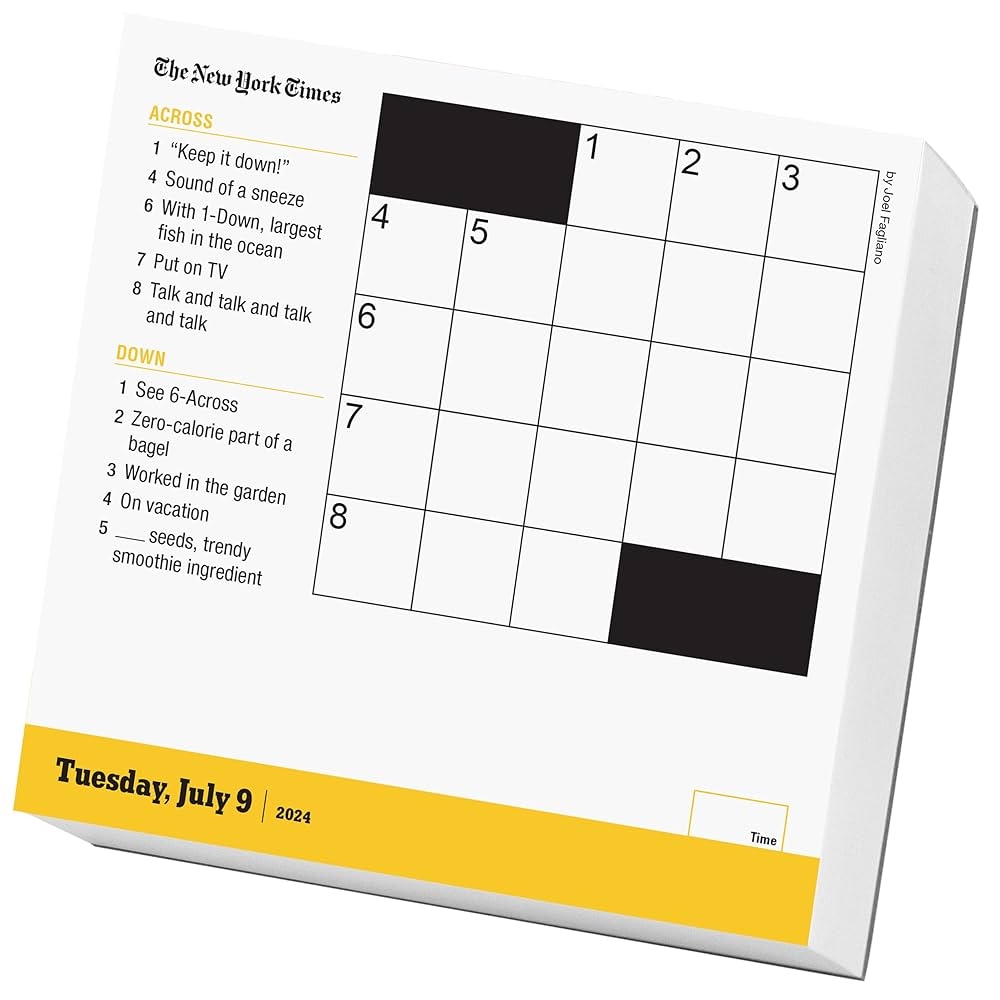 The New York Times Mini Crossword Page A Day Calendar 2024 For Crossword Beginners And Puzzle Pros Workman Calendars Fagliano Joel 9781523518876 Amazon Books