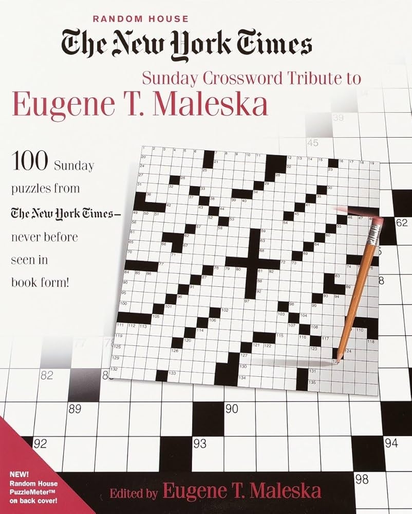 The New York Times Sunday Crossword Tribute To Eugene T Maleska 