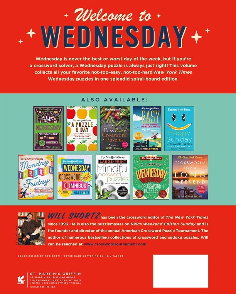 The New York Times Wednesday Crossword Puzzles Volume 1 50 Not 