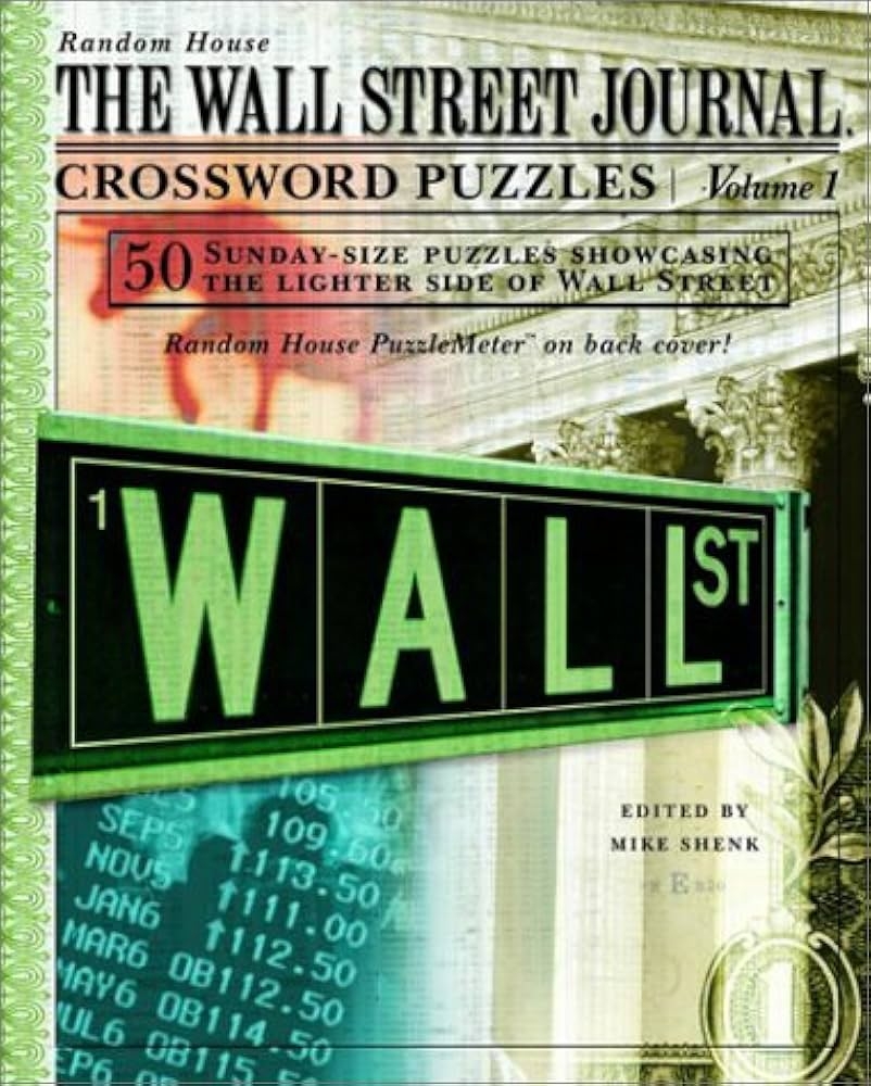 The Wall Street Journal Crossword Puzzles Shenk Mike 