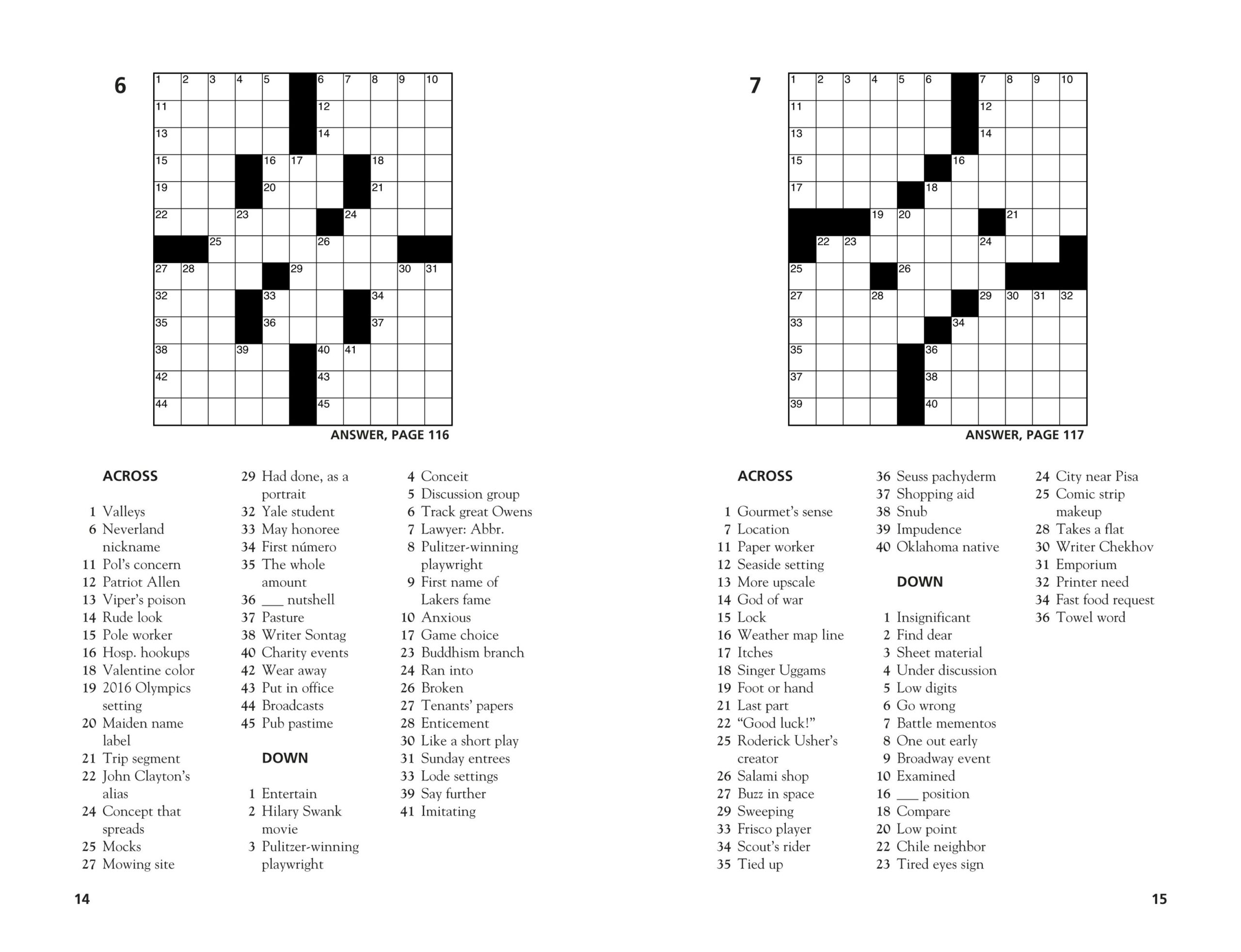 Thomas Joseph Crossword Free Online Game Chicago Tribune Worksheets Library