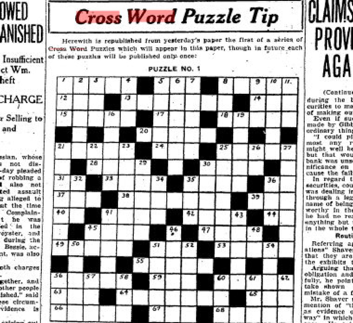 Toronto Star Crossword Puzzles Printable James Crossword Puzzles