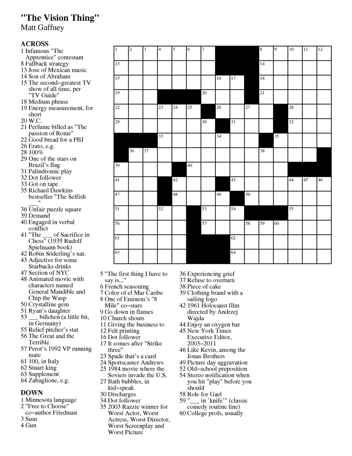 Toronto Star Printable Crossword Puzzles Sally Crossword Puzzles