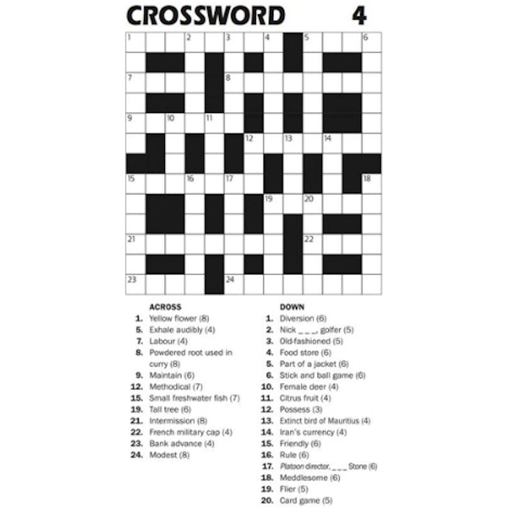 Travel Size Crossword Book Assorted Puzzles Entertainment High Worksheets Library