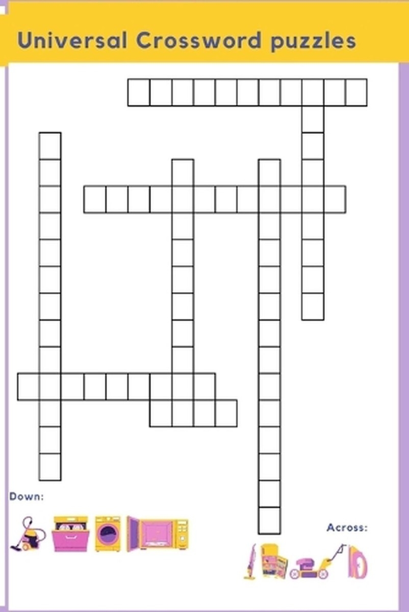 Universal Crossword Puzzles A Crossword Puzzles Book For All By 