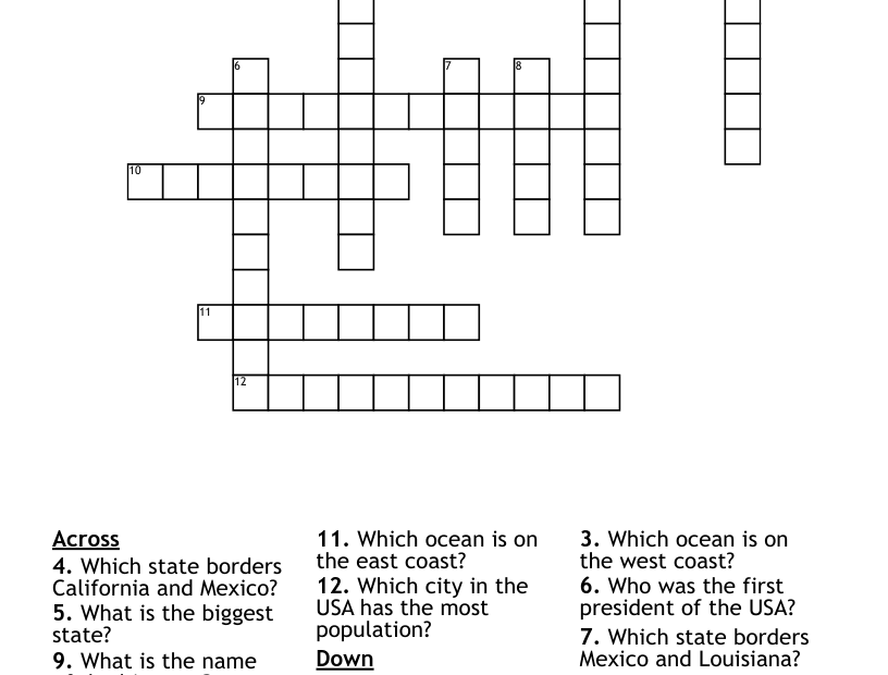USA Crossword WordMint