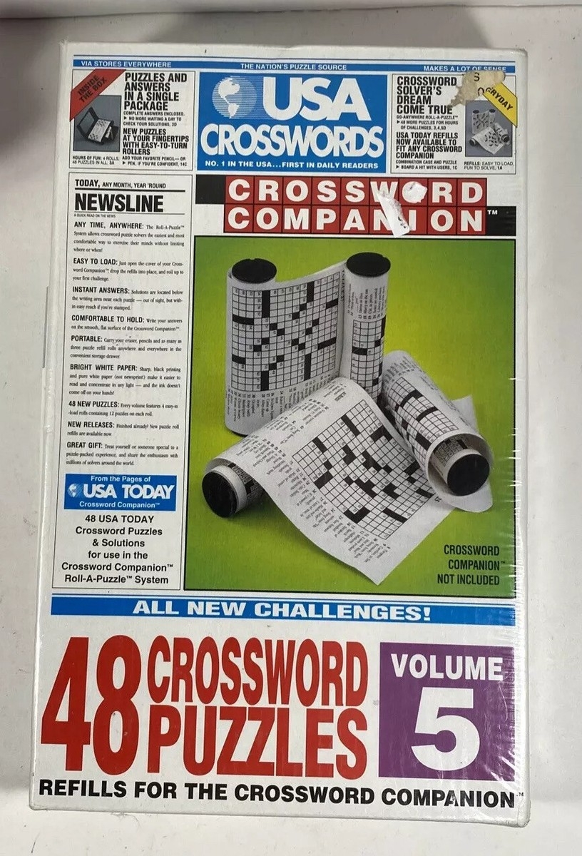 USA Today Crosswords Puzzles Companion Refill 48 Puzzles Volume 5 
