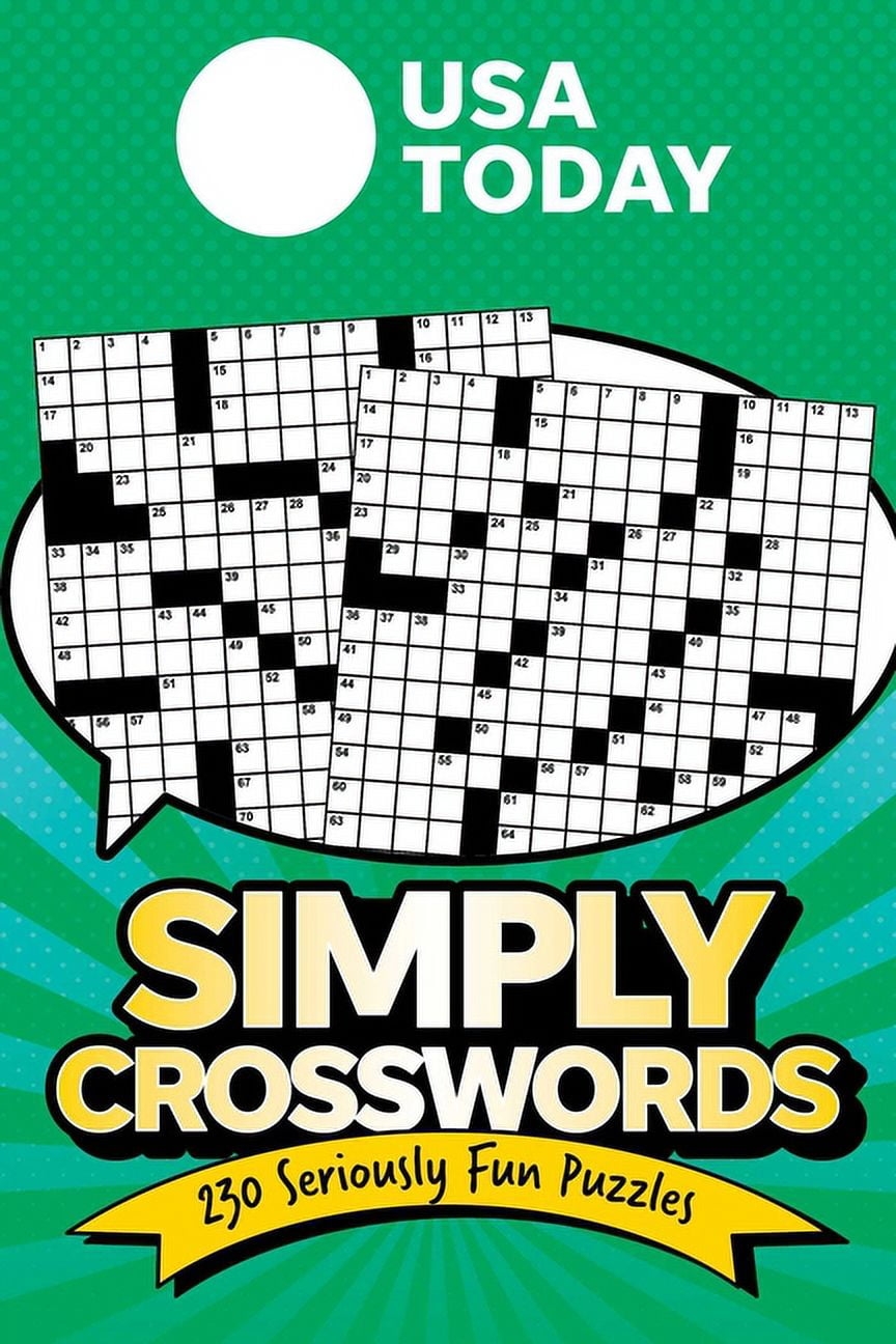 USA Today Puzzles USA TODAY Simply Crosswords 240 Seriously Fun Puzzles Paperback 
