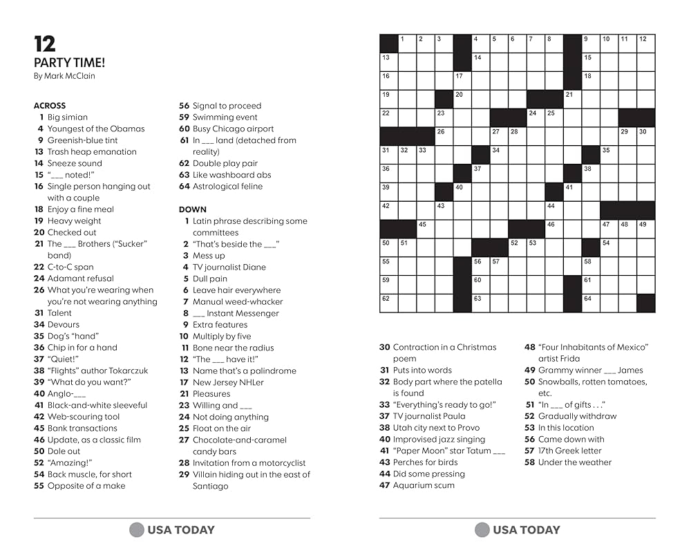USA TODAY Teatime Crosswords 200 Puzzles USA Today Puzzles USA TODAY 9781524869922 Amazon Books