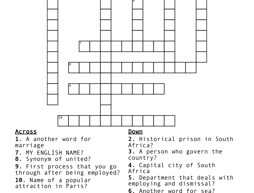 Word Play Crossword WordMint
