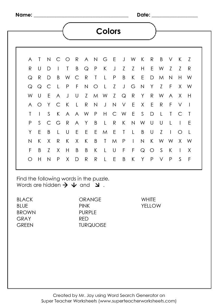 Word Search Puzzle Generator Custom Word Search Maker