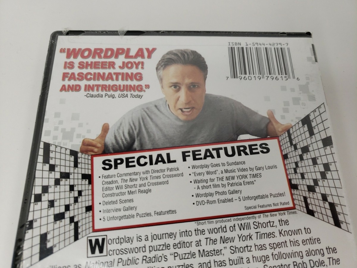 Wordplay New Sealed DVD 2006 Will Shortz Crossword Puzzle Ed NY Times 796019796156 EBay