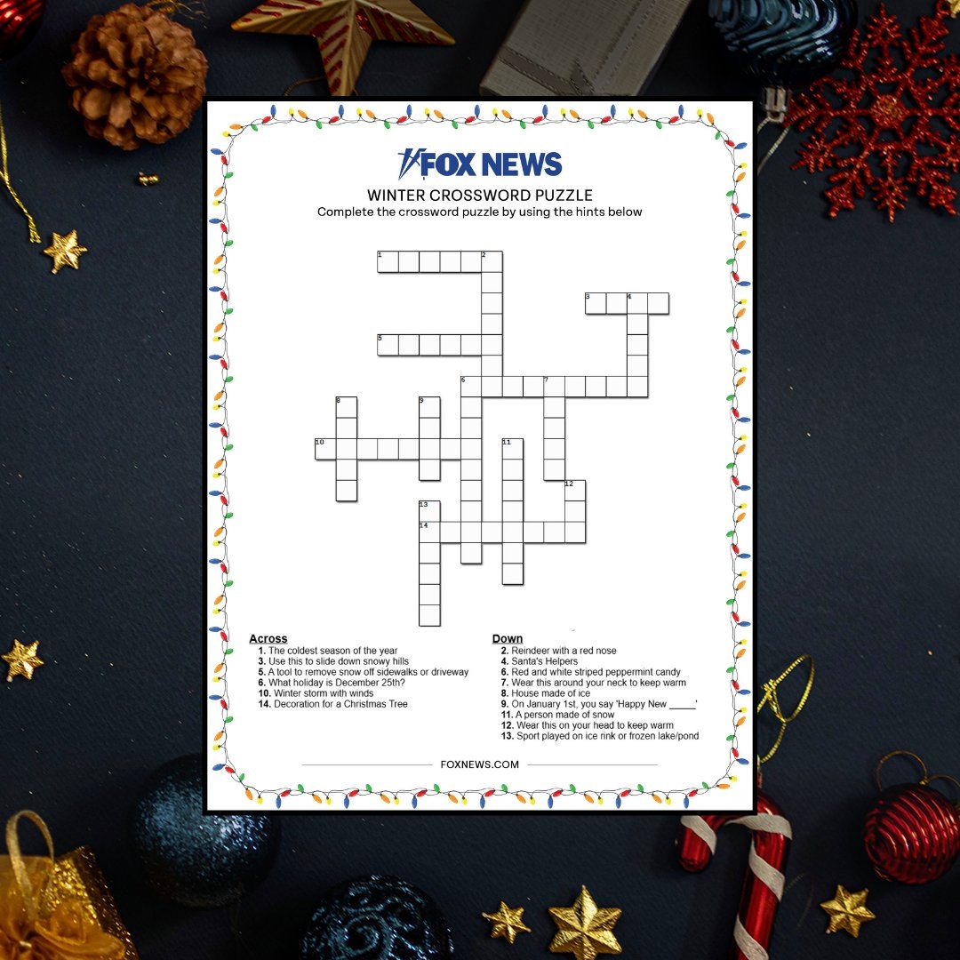 Fox News Crossword Puzzle Today Printable FREE Printable HQ