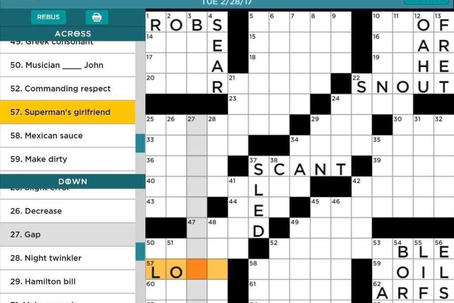 Aarp Crossword Daily Crossword Puzzles Free Daily Crossword