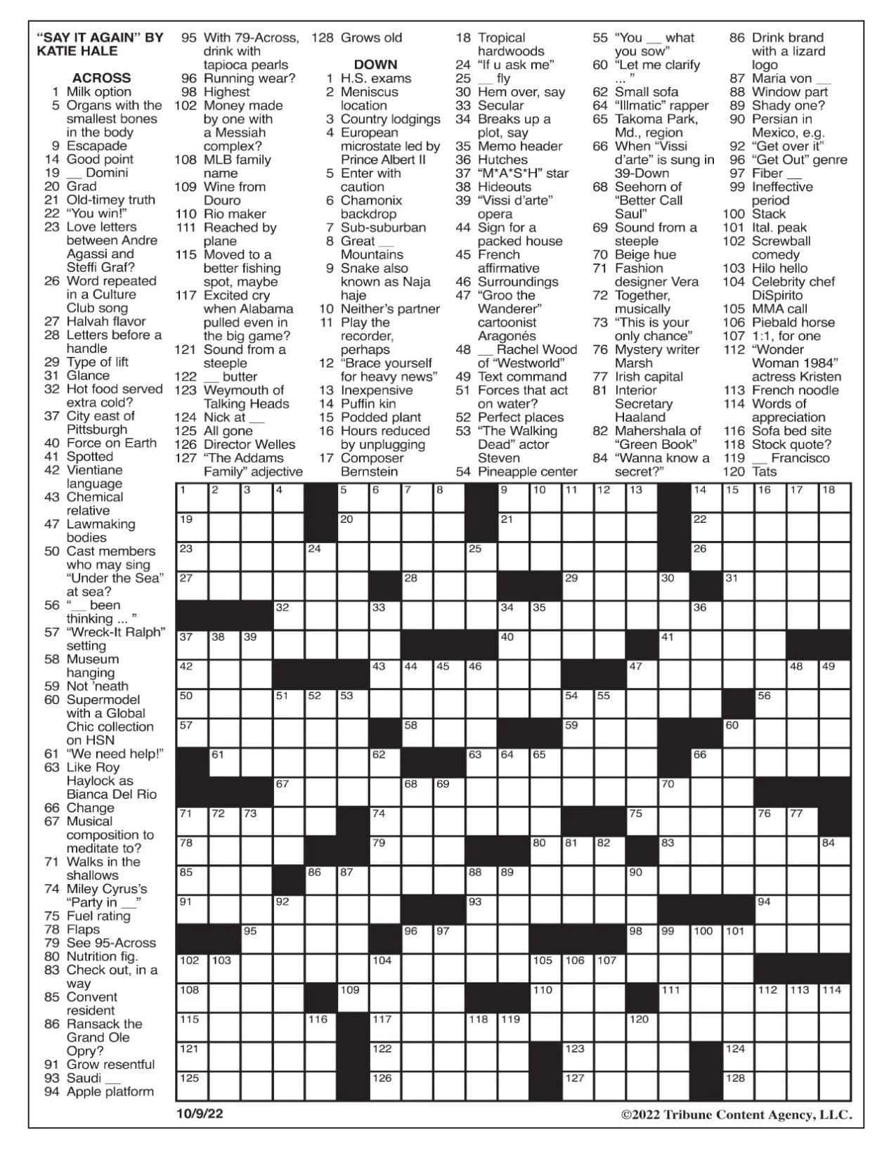Free LA Times Printable Crosswords Fun Puzzles Daily Printables For 