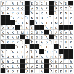 LA Times Crossword Answers Friday December 30th 2022