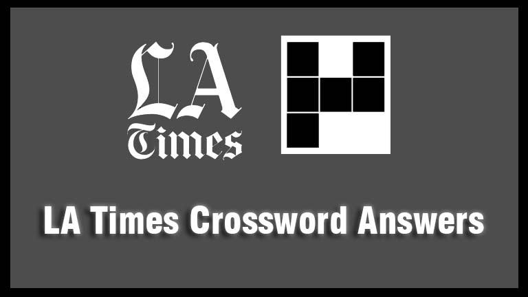 LA Times Crossword Answers Today January 2026 Daily Crossword Puzzles