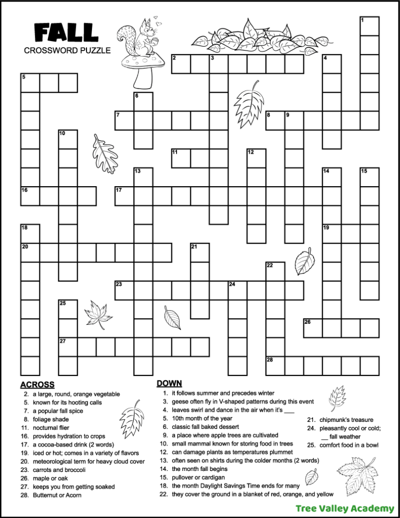 One Across Crossword Puzzle Free Printable Crosswords