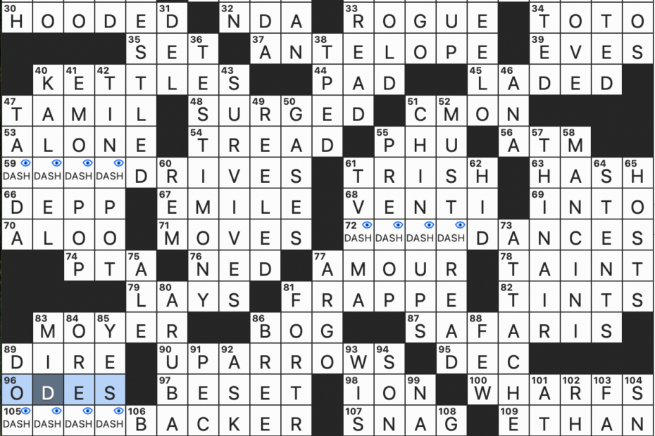 Seattle Times Nyt Crossword Puzzle Printable Crossword Puzzles