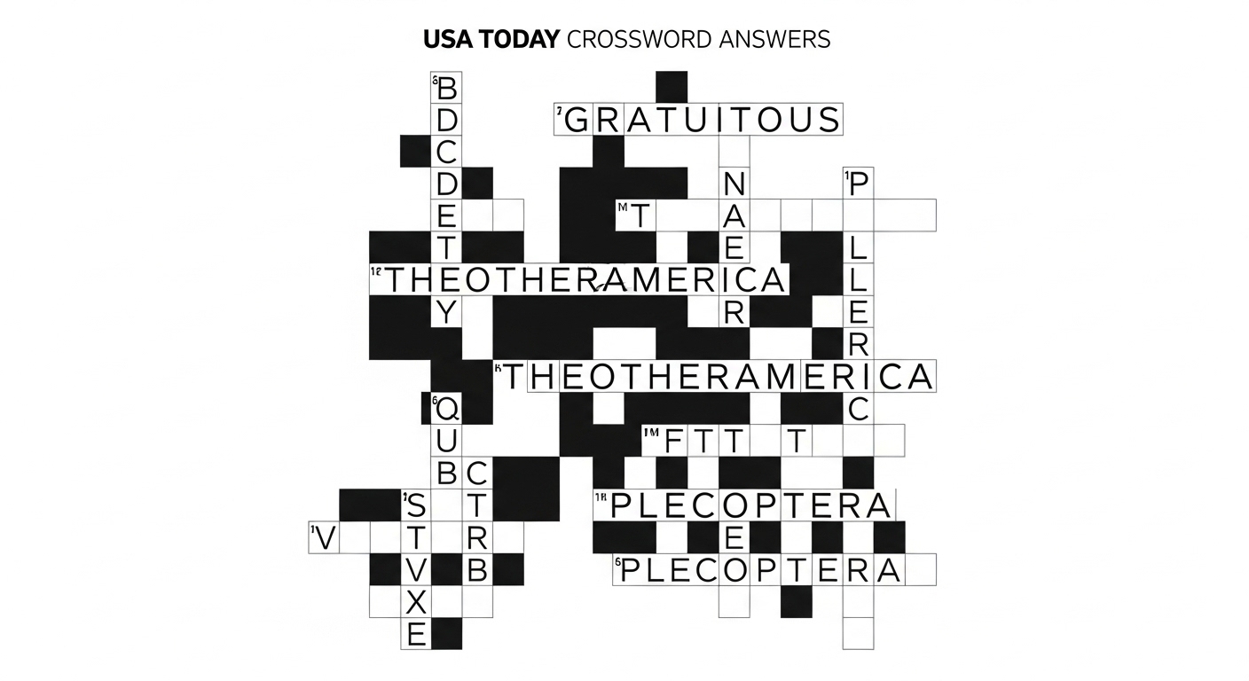 USA Today Crossword Answers January 2026 Complete Daily Solutions