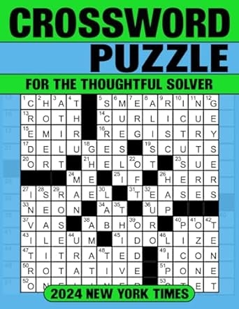 2024 New York Times Crossword Puzzle For The Thoughtful Solver Large 