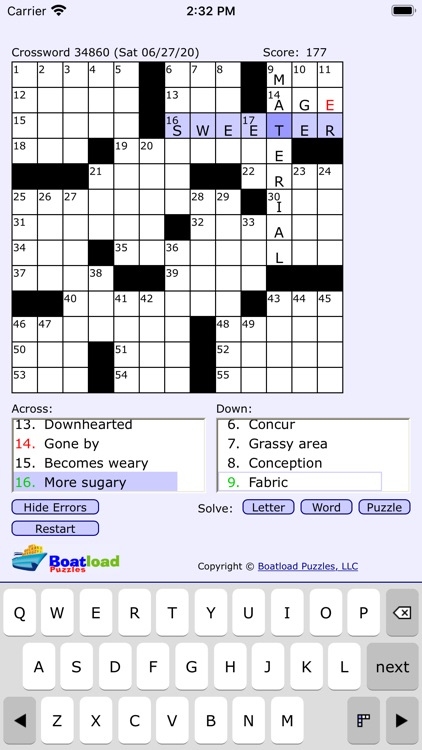 Boatload S Daily Crosswords By Boatload Puzzles Mary Crossword Puzzles