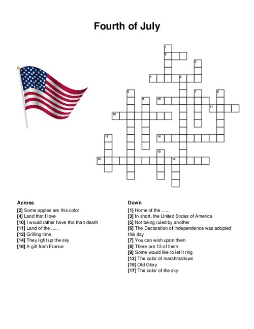 Cinco De Mayo Crossword Puzzle