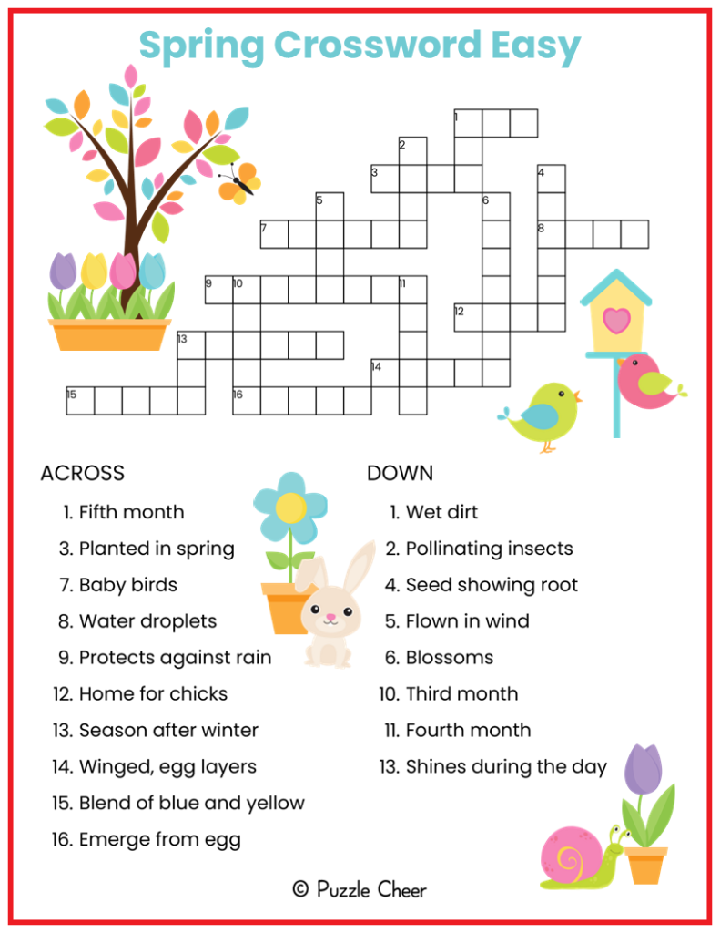 Easy Crosswords Puzzles Free Printable Crosswords
