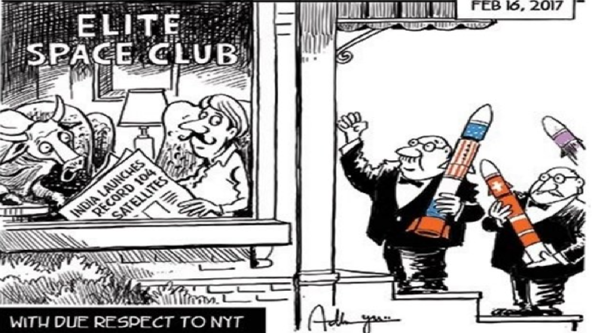 Indians Counter New York Times 39 Cartoon On Mangalyaan Mission With 