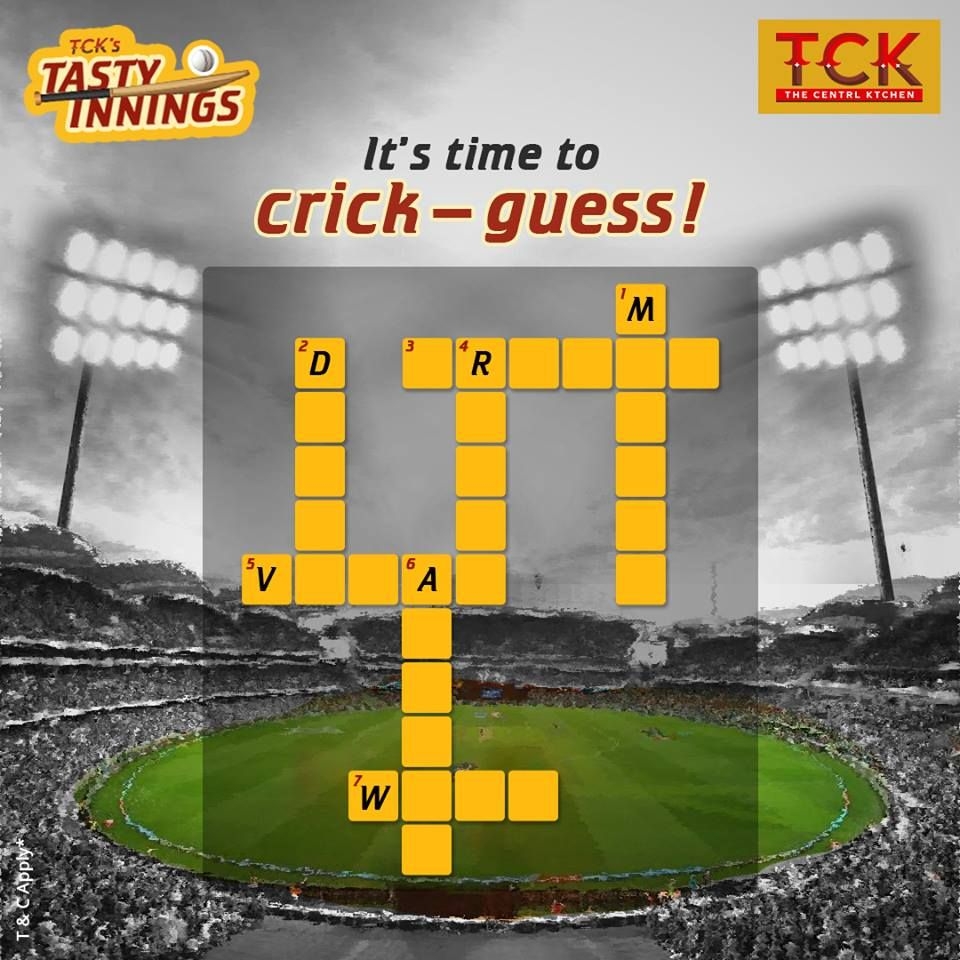 Interactive Cricket Crossword Puzzle