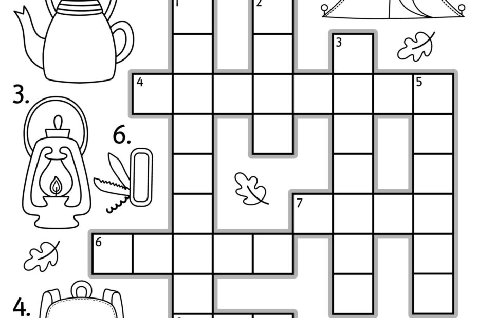 Kids Crossword Puzzles Printable UK Printable Hub