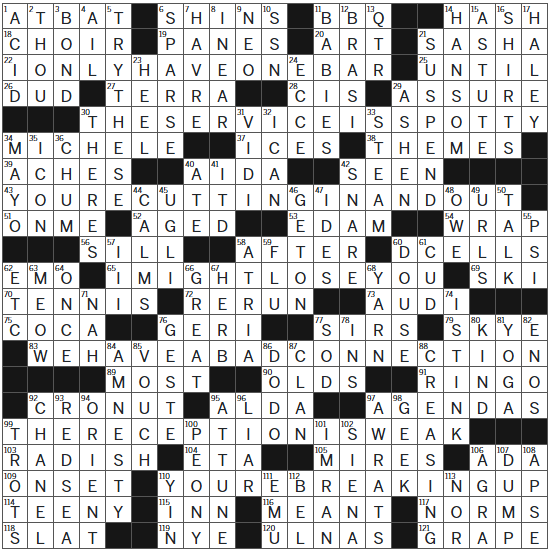 LA Times Crossword Answers Sunday September 21st 2025