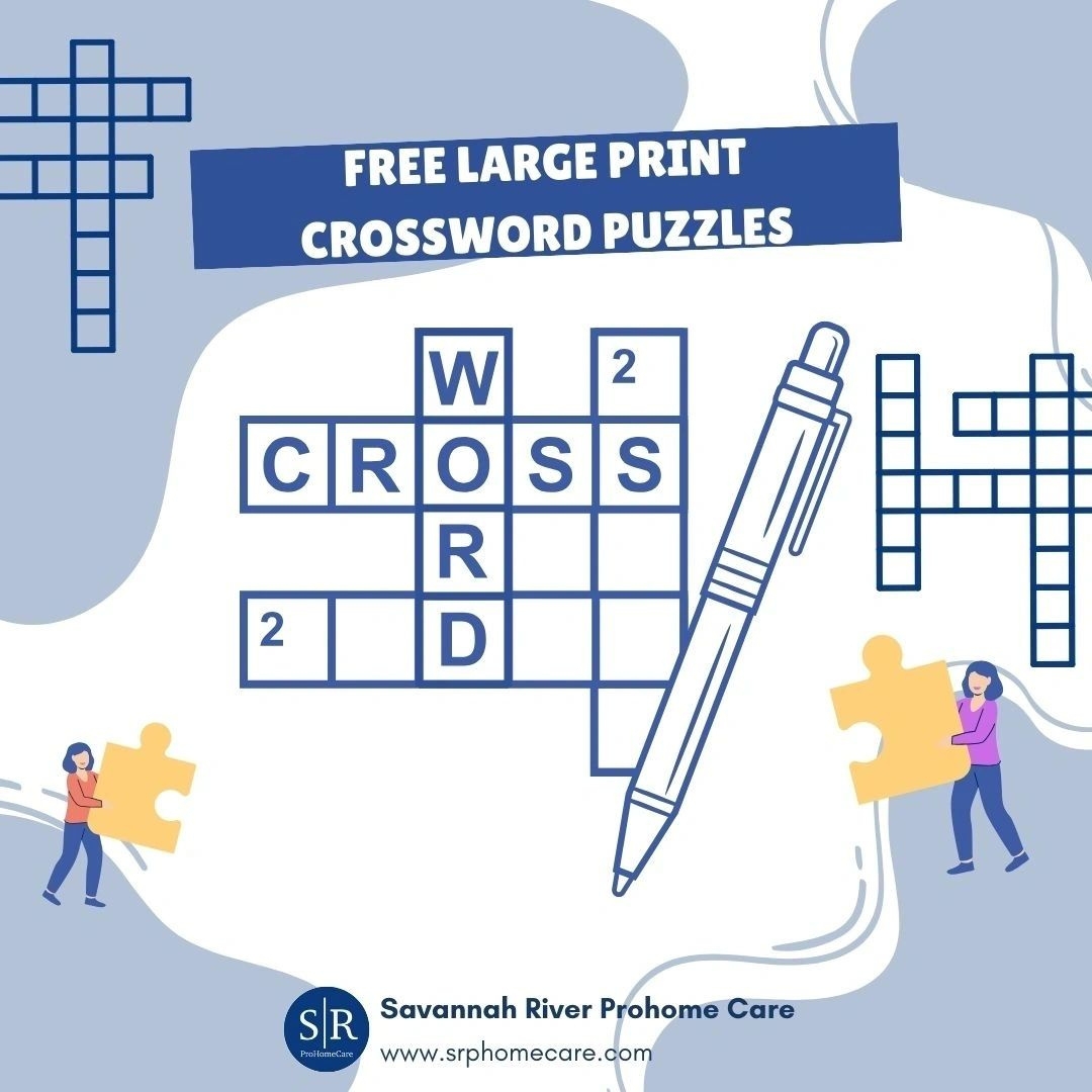 Printable Crossword Puzzles Seniors FREE Printable HQ