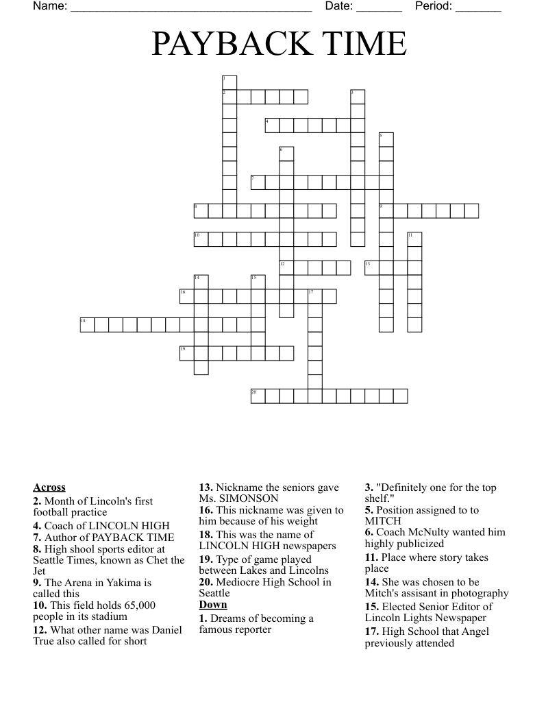Seattle Times Crossword Puzzle Easy Crossword Puzzles