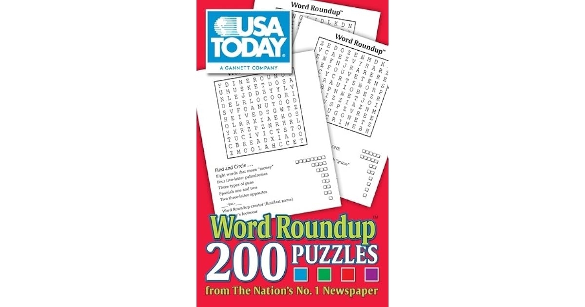 Word Roundup Usa Today Free Printable Crosswords